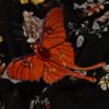 Luna Moth ćma księżycowa skórzana spinka do włosów z bursztynem - obrazek 3